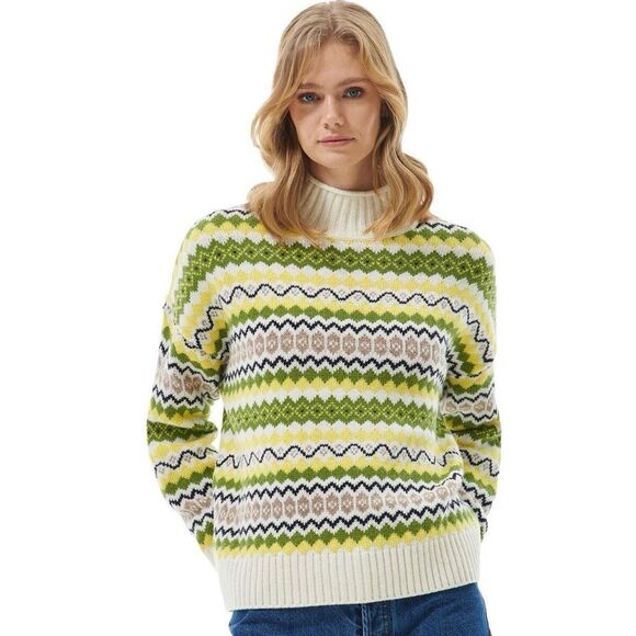 Barbour Women’s Barbour Holkham Knit Wool Blend Turtleneck Sweater Size US 4 - Picture 1 of 13